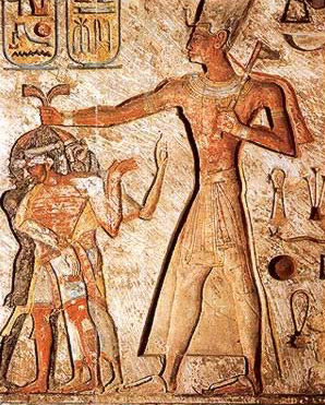 Ramesses The Great Smiting an Enemy 