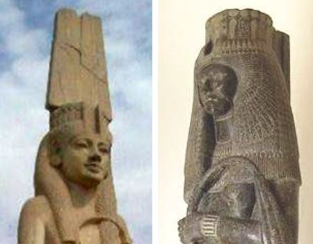 Divine Ancient Egyptian Queens. Crowns of Ancient Egypt. 