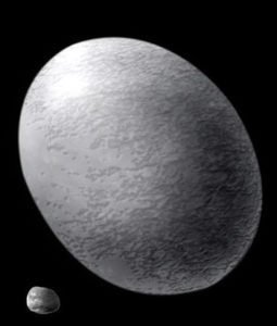 Elongated shaped Moons