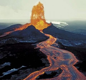 Kilauea Volcanos Erupting